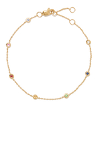 Skittle Multi-color Sapphire Bracelet